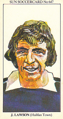 James Lawson Halifax Town 1978/79 the SUN Soccercards #647